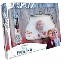 Orologio con portamonete Disney Frozen Elsa Anna idea regalo Bambina
