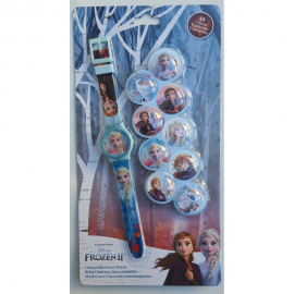 Orologio da polso Digitale Frozen ii Disney con 10 coperchi intercambiabili idea regalo Bambina