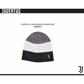 Juventus Cappello invernale Risvolto PON PON Fasciato Bambino 2-4 anni