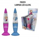 FROZEN DISNEY lampada lava con brillantini Bambina Glitter A Led cm15