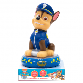  LAMPADA 3D PAW PATROL CHASE COMODINO LUCE LED A BATTERIE LUCE NOTTE LED IDEA REGALO BAMBINO