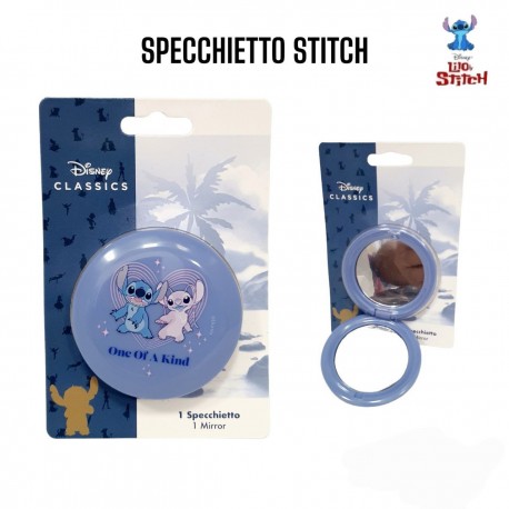 SPECCHIETTO PER BORSETTA  TONDO LILO & STITCH IDEA REGALO BAMBINA