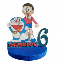 Sagoma Polistirolo con Nome  Disney Doraemon per feste Compleanno Nascita Battesimo Eventi Bambini
