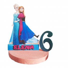 Sagoma Polistirolo con Nome  Disney Frozen Elsa Anna per feste Compleanno  Nascita Battesimo Eventi Bambini