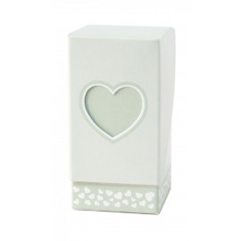 Scatoline Porta Confetti Cuore Verde Scatola Fai Da Te 4X4X8.5 Conf. 20pz Mon Petit