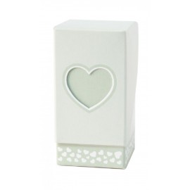 Scatoline Porta Confetti Cuore Verde Scatola Fai Da Te 4X4X8.5 Conf. 20pz Mon Petit