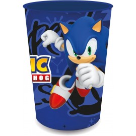 Bicchiere Plastica Sonic Supereroi in Plastica 260 ml Scuole e tempo libero Bambini