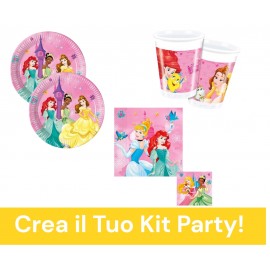Coordinato per Feste Compleanno Principesse Disney Kit Party Bambini Festa e Party