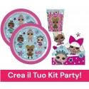 Coordinato per Feste Compleanno Lol Surprise Kit Party Bambini Festa e Party