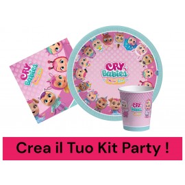 Coordinato per Feste Compleanno Cry Babies Kit Party Bambini Festa e Party
