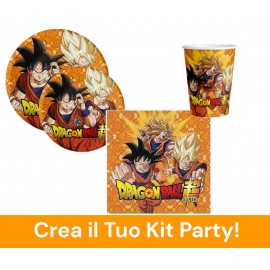 Coordinato per Feste Compleanno Dragon Ball Kit Party Bambini Festa e Party