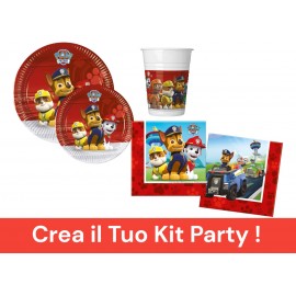 Coordinato per Feste Compleanno Paw Patrol Kit Party Bambini Festa e Party