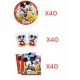 Coordinato per Feste Compleanno Mickey Mouse Clubr Kit Party Bambini Festa e Party