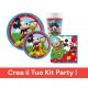 Coordinato per Feste Compleanno Mickey Mouse Kit Party Bambini Festa e Party