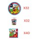 Coordinato per Feste Compleanno Mickey Mouse Kit Party Bambini Festa e Party