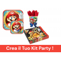 Coordinato per Feste Compleanno Super Mario Bros Disney Kit Party Bambini Festa e Party