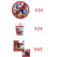 Coordinato per Feste Compleanno Spiderman Marvel Uomo Ragno Kit Party Bambini Festa e Party