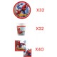 Coordinato per Feste Compleanno Spiderman Marvel Uomo Ragno Kit Party Bambini Festa e Party