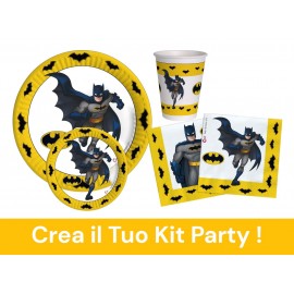 Coordinato per Feste Compleanno Batman Marvel Kit Party Bambini Festa e Party
