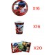 Coordinato per Feste Compleanno 44 Gatti Disney Kit Party Bambini Festa e Party