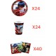 Coordinato per Feste Compleanno 44 Gatti Disney Kit Party Bambini Festa e Party