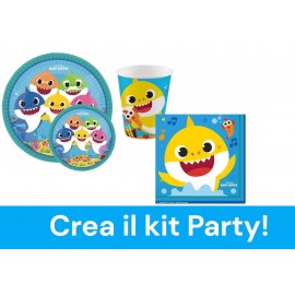 Coordinato per Feste Compleanno Baby Shark Disney  Kit Party Bambini Festa e Party