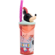 BICCHIERE CON CANNUCCIA RIPIEGABILE MICKEY MAOUSE DISNEY TOPOLINO PERSONAGGIO 3D 360 ml VIAGGIO E SCUOLA