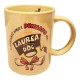 TAZZA LAUREA MUG 8x10 cm scritta interne ed esterna Laurea Doc