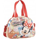 BORSA PASSEGGIO MINNIE MOUSE DISNEY BOWLING CON TRACOLLA E MANICO