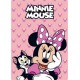 DISNEY COPERTA PLAID MINNIE UNICORNO BAMBINA CM.100x150