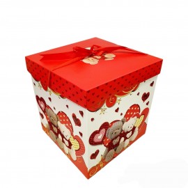 Scatola Regalo + Coperchio Carta Spiderman Marvel 14x21x11h