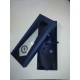 Cravatta SSC NAPOLI fantasia blu a quadrettini tonosu tono con scatola Regalo 7 x148cm idea Regalo