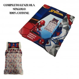 COMPLETO LENZUOLA AVENGERS MARVEL SOTTOLENZUOLA LENZUOLA FEDERA LETTO SINGOLO IDEA REGALO BAMBINO