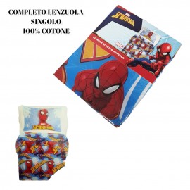 COMPLETO LENZUOLA AVENGERS MARVEL SOTTOLENZUOLA LENZUOLA FEDERA LETTO SINGOLO IDEA REGALO BAMBINO