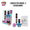 Set Cosmetica Lol Surprise - 2 Smalti Per Unghie + 16 Lucidalabbra