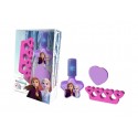 Smalto Per Unghie + Limetta + Separa Dita + Stikers di Frozen Disney Accessori Moda Bambina