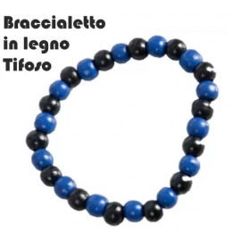 BRACCIALE PALLINE LEGNONERO AZZURRO REGALINI FESTA GADGET COMPLEANNO PARTY BAMBINI