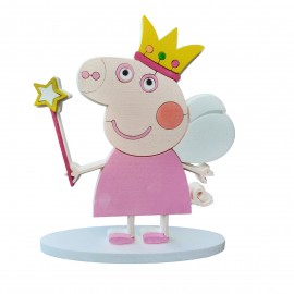 Sagoma in Polistirolo di Peppa Pig Fatina Decorazione Centro Tavola Compleanno Bambina