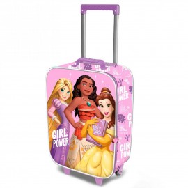 TROLLEY DA VIAGGIO PRINCIPESSE DISNEY SEMIRIGIDO VALIGIA CABINA BAMBINI CM. 53x34x18