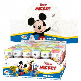 Bolle di sapone Mickey Disney Topolino 60ml idea regalo compleanno regalini fine festa Bomboniera Bambini