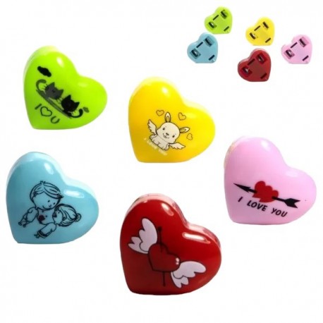 GIOCO CUORE RETROCARICA I LOVE YOU REGALINI FESTA GADGET COMPLEANNO PARTY BAMBINI