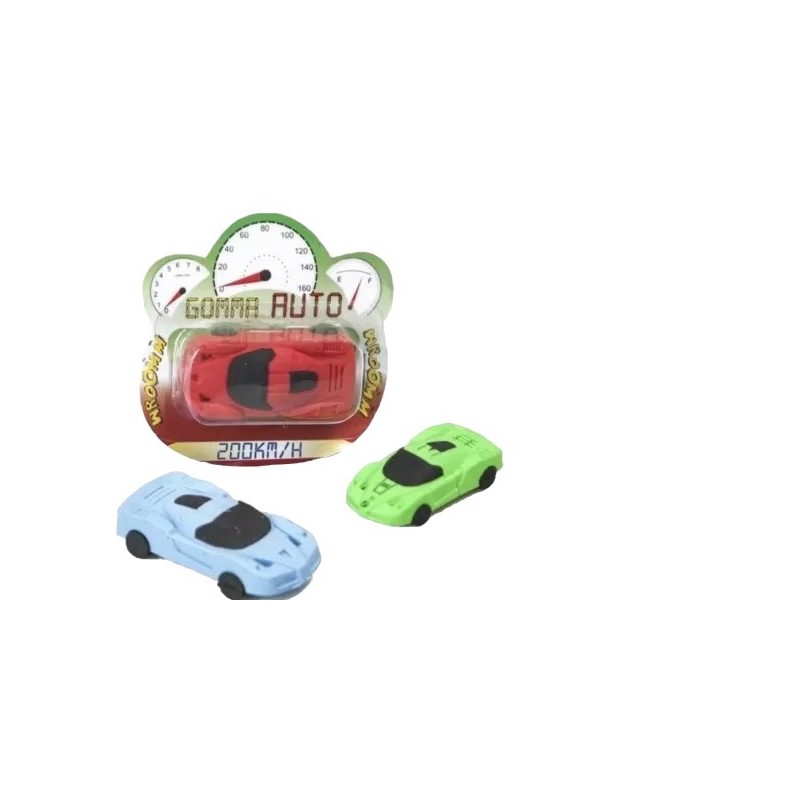 Gadget feste - Gomma forma Auto da corsa Colori Regalini per Feste di  Compleanno Bomboniere per Bambini - Non Solo Disney