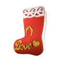 Calza Befana in Polistirolo 3D Scatola contenitore I LOVE   40x27x13 Porta Caramelle Cioccolatini ecc...