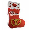 Calza Befana in Polistirolo 3D Scatola contenitore I LOVE  idea Regalo 40x27x13