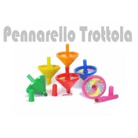 PENNARELLO TROTTOLA 6 COLORI 7X5CM REGALINI FESTA GADGET COMPLEANNO PARTY BAMBINI