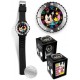 OROLOGIO ANALOGICO 4 IN 1 MICKEY MOUSE DISNEY TOPOLINO IDEA REGALO BAMBINI