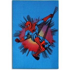 Tappeto Cameretta Antiscivolo Marvel Spiderman 80×120 Cm idea regalo Bambino