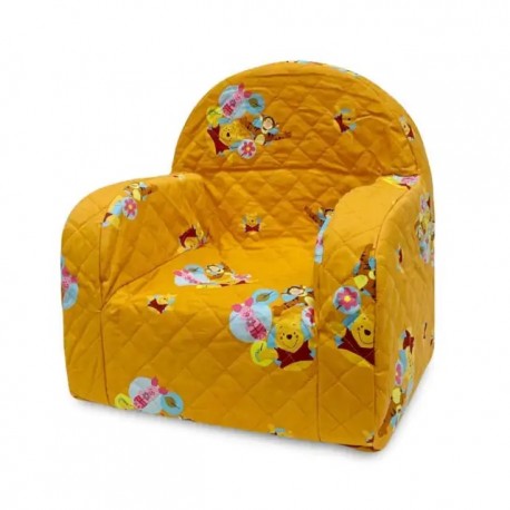 Poltroncina Bambini Disney Winnie The Pooh Giallo 40x35x45cm
