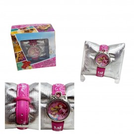 OROLOGIO MINNIE MOUSE DISNEY DA POLSO ANALOGICO IN SCATOLA DI LATTA IDEA REGALO BAMBINA