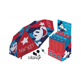 Ombrello Pieghevole Mickey Disney 8 Raggi Antivento Ombrelli Topolino